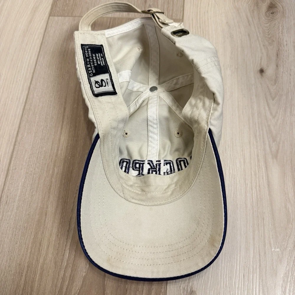 Vintage Brockport‎ Ball Cap Adjustable Hat Gear for Sports Embroidered Blue